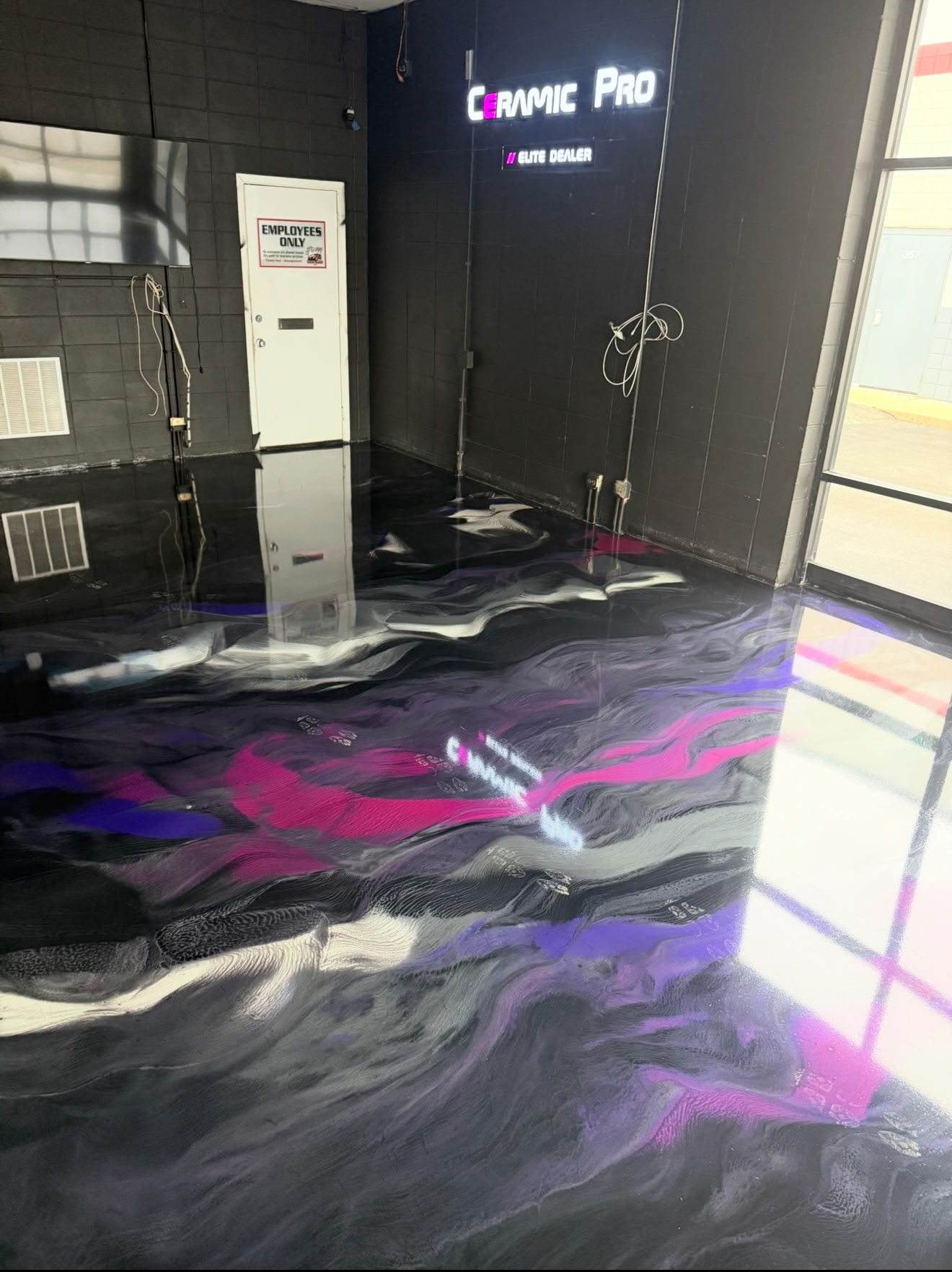 Epoxy Flake Garage Floor